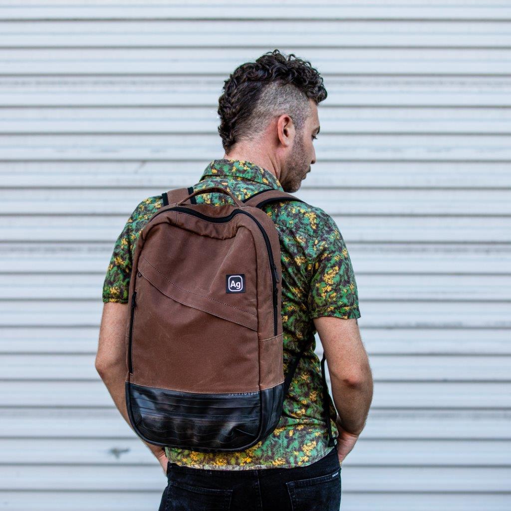 Brooklyn Backpack - Waxed Canvas - Only 20 Available - Neesh Stores 
